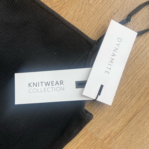 Dynamite Sculpted Rib-Knit Bodycon Midi Dress - Picture 7 of 7